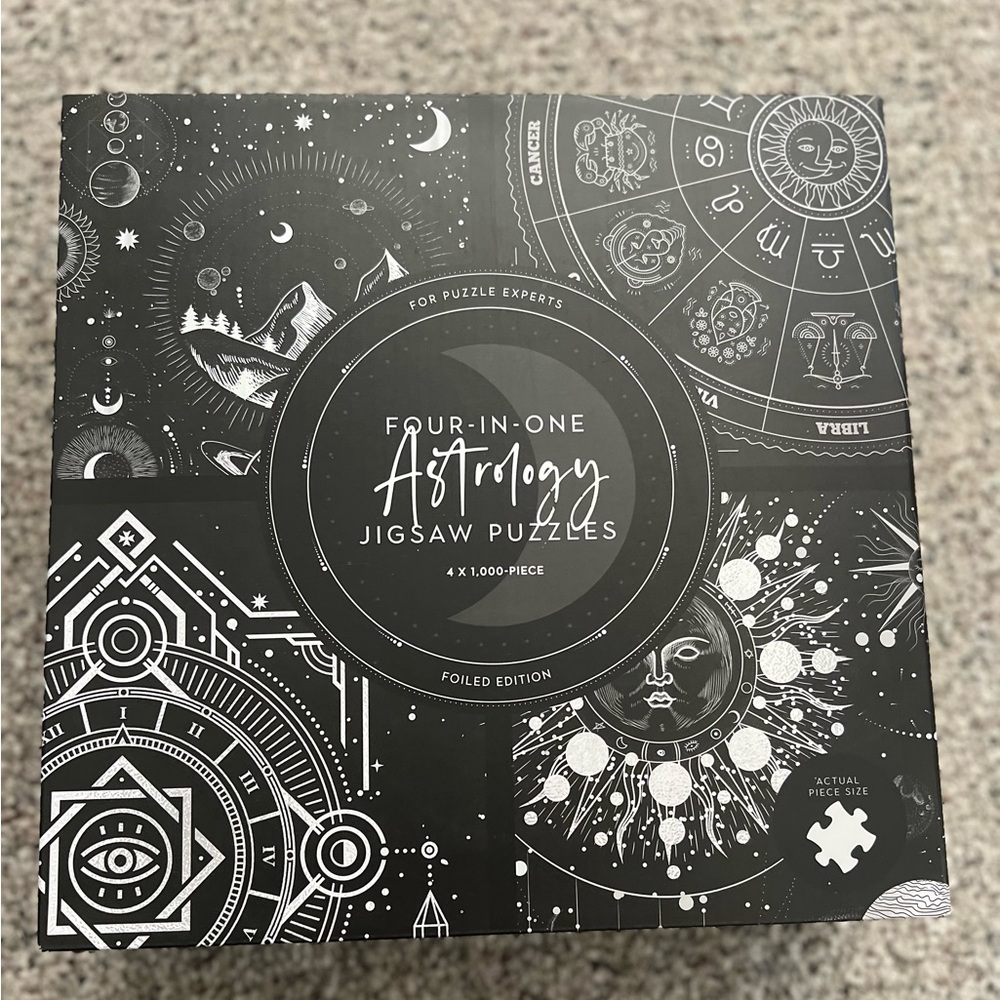 4 in 1 Astrology Jigsaw Puzzle Set